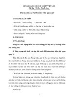 BÁO cáo GIẢI PHÁP CÔNG tác QUẢN lý nâng cao chất lượng chăm sóc nuôi dưỡng giáo dục trẻ tại trường mầm non krông ana 