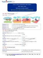 Đề thi online 1 unit 14 tieng anh 5 