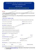 8  đề thi online   đề kiểm tra 1 tiết chương tập hợp số nguyên 