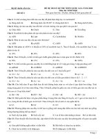   đề chuẩn cấu trúc sinh 2020 (đề 3) 