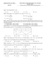   đề thi toán 2020 chuẩn số 2 