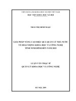 (Luận văn thạc sĩ) QUẢN LÝ CHI NGÂN SÁCH NHÀ NƯỚC TRÊN ĐỊA BÀN QUẬN 11, THÀNH PHỐ HỒ CHÍ MINH