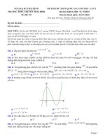 đề thi thử THPT QG 2020   toán   chuyên thái bình  lần 2  có lời giải