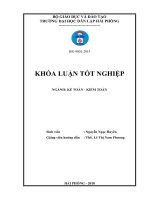 Hoàn thiện tổ chức kế toán tiền lương và các khoản trích theo lương tại công ty cổ phần cấp nước – xây dựng hải phòng 