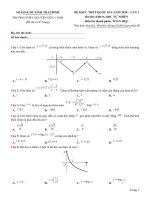 15  đề thi thử THPT QG 2020   toán   THPT nguyễn đức cảnh   thái bình   lần 1   có lời giải