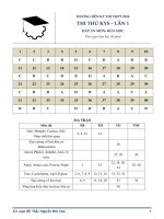 Thi thử KYS lần 1   môn hóa (đáp án) 