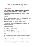 Ôn tập môn kinh tế học đại cương