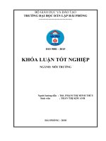 Đồ án tốt nghiệp ngành kỹ thuật môi trường  đánh giá hiện trạng quản lý rác thải sinh hoạt tại quận lê chân   hải phòng 