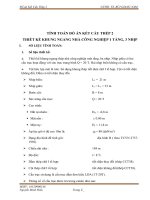 do an ket cau thep 2 khung thep1 tang 3 nhip