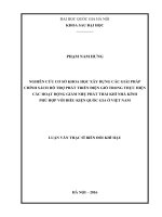 Nghiên cứu cơ sở khoa học xây dựng các giải pháp chính sách hỗ trợ phát triển điện gió trong thực hiện các hoạt động giảm nhẹ phát thải khí nhà kính phù hợp với điều kiện quốc gia ở việt nam 