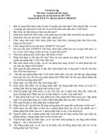 Câu hỏi ôn tập và đề cương nhà nước và pháp luật đại cương