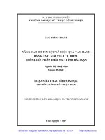 Nâng Cao Độ Tin Cậy Và Hiệu Quả Vận Hành Bằng Các Giải Pháp Tự Động Trên Lưới Phân Phối 35kV