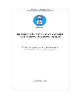 Đồ án tốt nghiệp ngành điện tự động công nghiệp  hệ thống hãm máy phát của xe điện truyền động bằng động cơ BLDC 