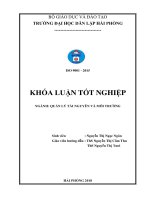 Đồ án tốt nghiệp ngành kỹ thuật môi trường  nghiên cứu đánh giá một số tác động chính tới môi trường của dự án sản xuất đồ nhựa 