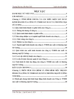 Đồ án tốt nghiệp Chuyên ngành Kế  QTKD,Luận văn Tốt nghiệp Kinh tế