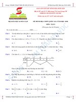 STRONG TEAM TOÁN VD VDC giải chi tiết đề minh họa toán 2020 SP tổ 15