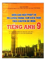 Ebook diễn giải ngữ pháp và ôn luyện trọng tâm kiến thức theo chuyên đề môn tiếng anh 9 phần 2 