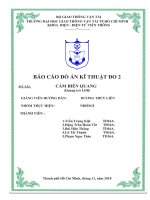 BÁO cáo đồ án cảm biến ánh sáng (báo cáo đồ án kĩ THUẬT đo 2 cảm BIẾN QUANG (quang trở LDR)) 