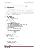 Đồ án chi tiết máy  tính toán động học 