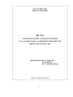 Nghiên cứu khoa học  tình hình chi phí y tế khám giám định của các đối tượng tại hội đồng giám định y khoa phú yên trong hai năm 2012 2013 
