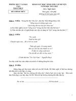 Bộ đề thi học sinh giỏi môn ngữ văn lớp 6 có đáp án 