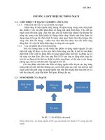 đồ án MẠCH cảm BIẾN ÁNH SÁNG 