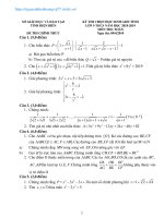 67 đề đáp án thi HSG chuyên 