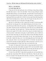 Đổi mới, nâng cao chất lượng tiết sinh hoạt lớp của học sinh lớp 7 