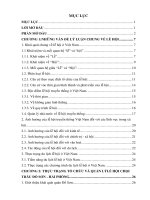 Đồ án tốt nghiệp ngành văn hóa du lịch  đề xuất các giải pháp nâng cao chất lượng tổ chức và quản lý lễ hội chọi trâu đồ sơn   hải phòng 