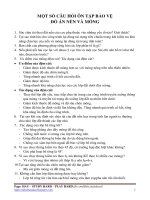 CÂU HỎI BẢO VỆ ĐỒ ÁN NỀN VÀ MÓNG