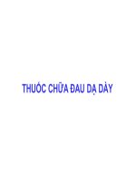 CÂY THUỐC NAM TRỊ ĐAU DẠ DÀY, Y HỌC CỔ TRUYỀN ĐH Y DƯỢC TP HCM