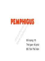 BỆNH pemphigus , ĐH Y DƯỢC TP HCM