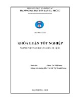 Đồ án tốt nghiệp du lịch  thực trạng và giải pháp đối với công tác quản trị nhân lực tại khách sạn hải đăng plaza 