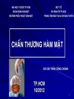 xử trí cấp cứu chấn thương hàm mặt Đh Y Dược tp HCM
