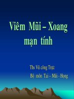 VIÊM mũi XOANG mạn TÍNH , ĐH Y DƯỢC TP HCM