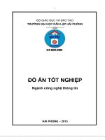 Đồ án tốt nghiệp ngành công nghệ thông tin  xây dựng chương trình quản lý tài sản cố định ở khách sạn city view 