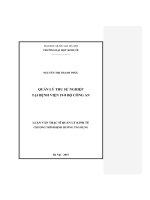 Quản lý thu sự nghiệp tại Bệnh viện 19-8 Bộ Công an