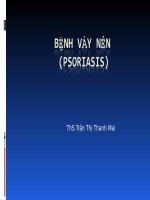 CHẨN ĐOÁN VÀ ĐIỀU TRỊ bệnh vảy nến , ĐH Y DƯỢC TP HCM