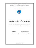 Khóa luận tốt nghiệp ngành văn hóa du lịch  nghiên cứu, xây dựng, tổ chức hoạt động team building trong du lịch gắn liền với môi trường sông nước cho tập khách cán bộ, nh 