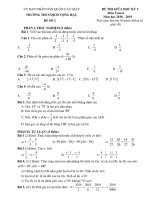 Đề Tổng ôn Toán 6  Giữa học kì II