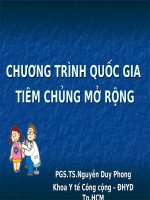 TIÊM CHỦNG MỞ RỘNG, ĐH Y DƯỢC TP HCM