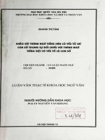 Khảo sát thành ngữ tiếng Hán có yếu tố chỉ con số trong sự đối chiếu với thành ngữ tiếng Việt có yếu tố là con số