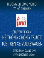 Hệ thống chống trượt TCS trên xe volkswagen 