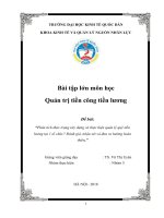 Phân tích thực trạng xây dựng và thực hiện quản lý quỹ tiền lương tại 1 tổ chức? Đánh giá, nhận xét và đưa ra hướng hoàn thiện