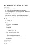 DỊCH TỄ HỌC BỆNH LÂY QUA TIÊU HOÁ, ĐH Y DƯỢC TP HCM