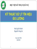 gia công tín hiệu đo lường
