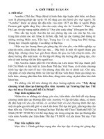 Luận án tiến sĩ giáo dục học  xây dựng chương trình đào tạo hướng dẫn viên aerobic tại trường đại học thể dục thể thao thành phố hồ chí minh 