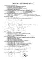 đề thi vật liệu học (có đáp án)