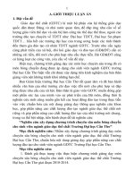 Luận án tiến sĩ giáo dục học  nghiên cứu xây dựng chương trình chuyên sâu môn bóng chuyền cho sinh viên ngành giáo dục thể chất trường đại học cần thơ 