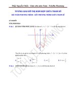 Tương giao đồ thị hàm hợp chứa tham số